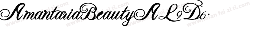 AmantariaBeauty AL9D6字体转换
